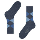 Burlington Blue Edinburgh Socks