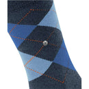 Burlington Blue Edinburgh Socks