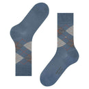 Burlington Blue Manchester Socks