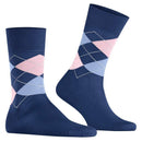 Burlington Blue Manchester Socks