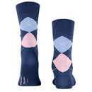 Burlington Blue Manchester Socks
