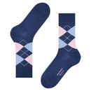 Burlington Blue Manchester Socks