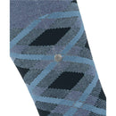 Burlington Blue Tartan Socks