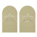 Burlington Cream Aberdeen No Show Socks