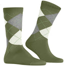 Burlington Green Rib Court Socks