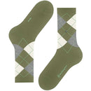 Burlington Green Rib Court Socks