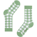 Burlington Green Vichy Socks