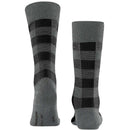 Burlington Grey Buffalo Check Socks