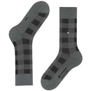 Burlington Grey Buffalo Check Socks