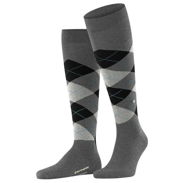 Burlington Grey Edinburgh Knee High Socks