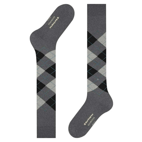 Burlington Grey Edinburgh Knee High Socks