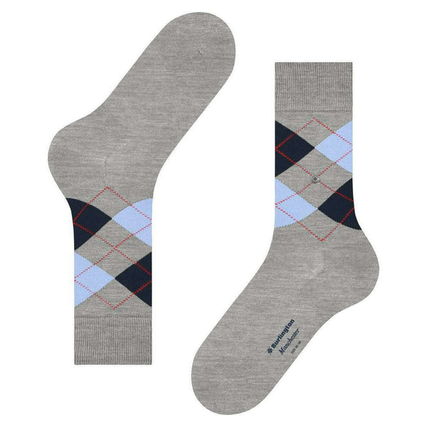 Burlington Grey Manchester Socks