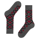 Burlington Grey Tartan Socks