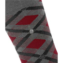 Burlington Grey Tartan Socks