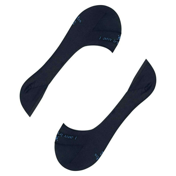 Burlington Navy Carrington No Show Socks