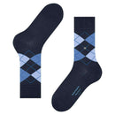 Burlington Navy Manchester Socks