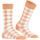 Burlington Orange Vichy Socks