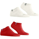 Burlington Red Everyday 2-Pack Sneaker Socks