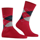 Burlington Red Manchester Socks