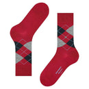 Burlington Red Manchester Socks