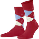 Burlington Red Manchester Socks