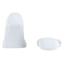 Burlington White Aberdeen No Show Socks