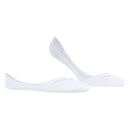 Burlington White Carrington No Show Socks