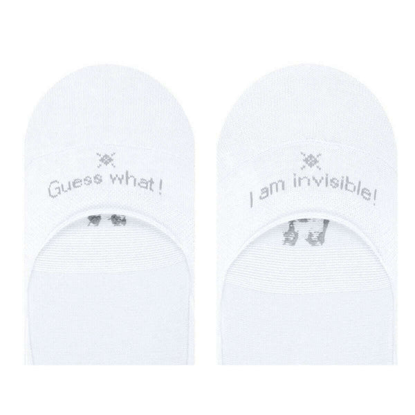 Burlington White Carrington No Show Socks