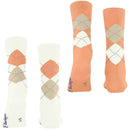 Burlington White Everyday Argyle 2-Pack Socks