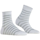 Burlington White Swansea Short Socks