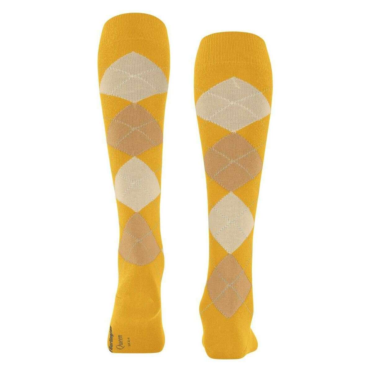 Burlington Yellow Queen Knee High Socks The Socks Emporium