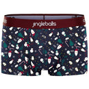 Comfyballs Black Cotton Regular Boxer