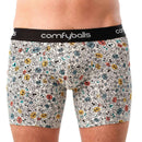 Comfyballs White Cotton Long Boxer