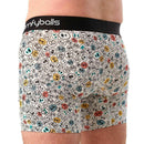 Comfyballs White Cotton Long Boxer