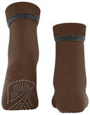 Falke Brown Cuddle Pad Slipper Socks