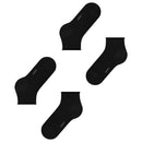 Esprit Black Basic Pure 2 Pack Short Socks