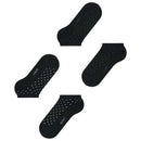 Esprit Black Fine Dot 2 Pack Sneaker Socks