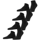 Esprit Black Solid Sneaker 4 Pack Socks