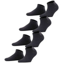 Esprit Black Solid Sneaker 4 Pack Socks