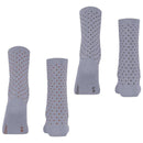 Esprit Blue Fine Dot 2 Pack Socks