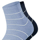 Esprit Blue Fine Line 2 Pack Short Socks