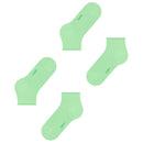 Esprit Green Basic Pure 2 Pack Short Socks