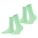Esprit Green Basic Pure 2 Pack Socks