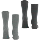 Esprit Grey Fine Dot 2 Pack Socks