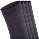 Esprit Grey Solid 4 Pack Socks