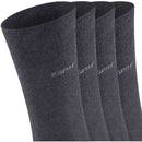 Esprit Grey Solid 4 Pack Socks
