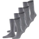 Esprit Grey Solid 4 Pack Socks