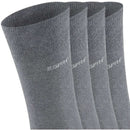 Esprit Grey Solid 4 Pack Socks