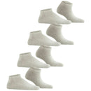 Esprit Grey Solid Sneaker 4 Pack Socks