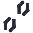 Esprit Navy Basic Tennis 2 Pack Socks